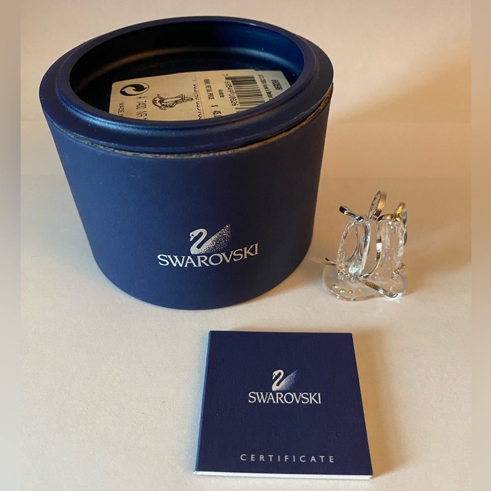 Swarovski 663596 Anna Ballet Shoes Annual Edn 2004 Retired Box COA
